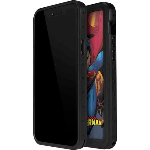 DC Comics Superman Action Flying Pose iPhone 15 Waterproof Case